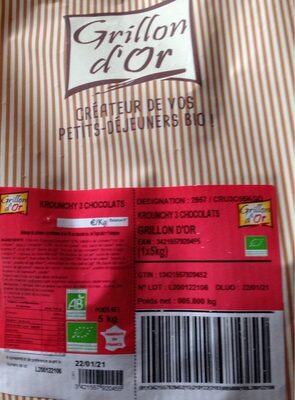 Krounchy 3 chocolats