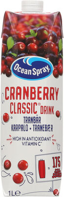 Tranebærjuice Original 1l Ocean Spray