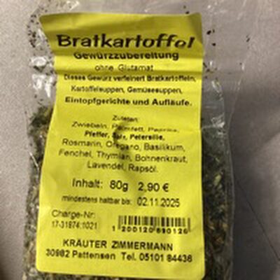 Bratkartoffel Gewürz