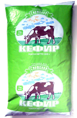 Кефир 1% жира front packaging