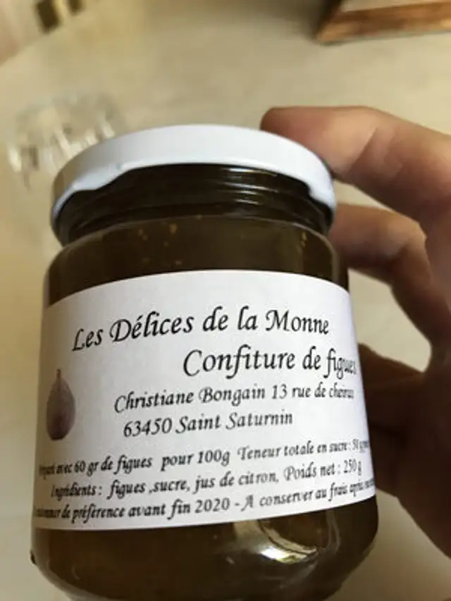 Les Délices De la Monne nutrition facts table