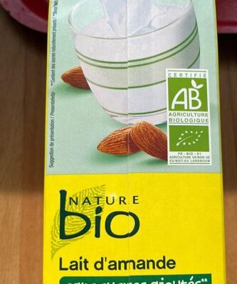 Lait d’amande sans sucres ajoutés