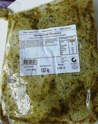 Nackensteak Provence