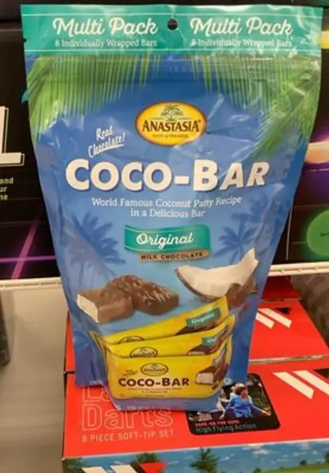 Coco-bar front packaging