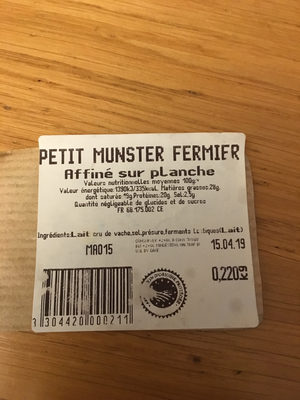 Petit munster fermier