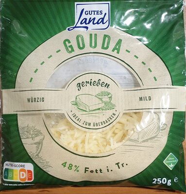 Gouda gerieben