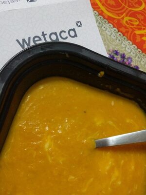 Crema de calabaza al curry