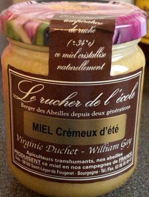 Miel cremeux d’ete front packaging