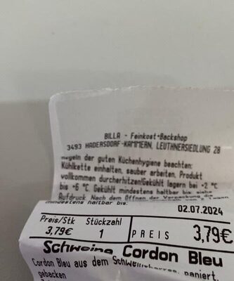 Schweine Cordon Bleu