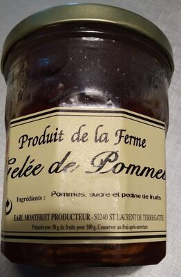 Gelée de pommes front packaging
