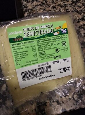 Queso de mezcla semicurado