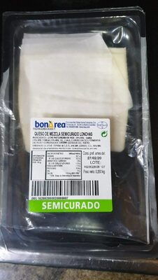 Queso de mezcla semicurado lonchas