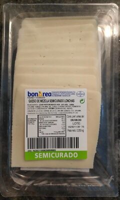 Queso de mezcla semicurado lonchas