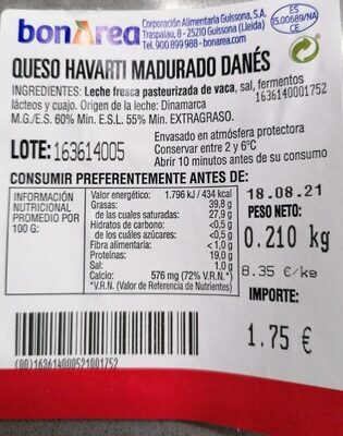 Queso havarti