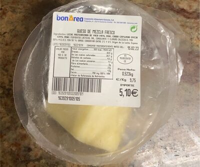 Queso de mezcla fresco