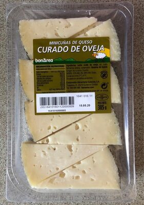 Minicuñas de queso curado de oveja