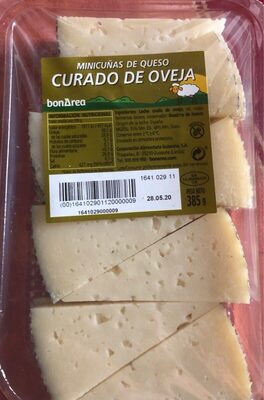 Minicuñas de queso curado de oveja