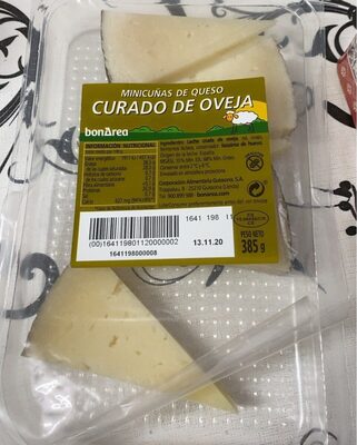 Minicuñas de queso curado de oveja