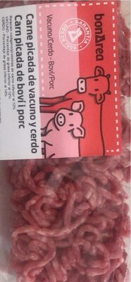 Carne picada de vacuno y cerdo