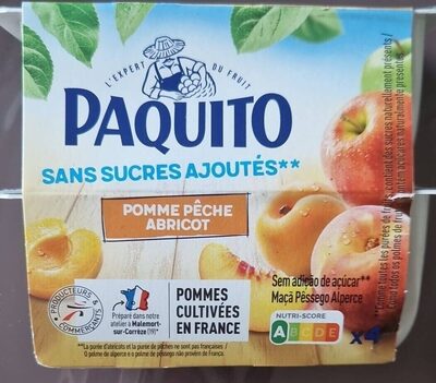 Compote pomme pêche abricot