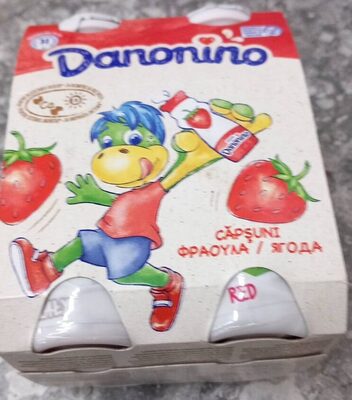 Данонино ягода 4×100 front packaging