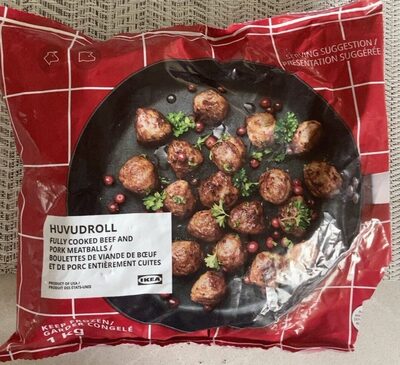 Huvudroll fully cooked beef and pork meatballs