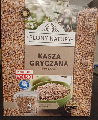 kasza gryczana prażona front packaging