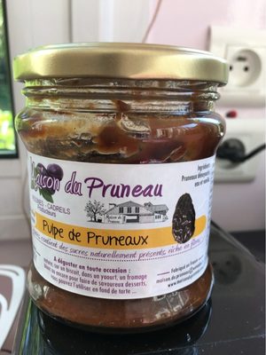 Pulpe de pruneau front packaging