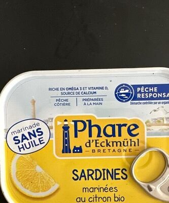 Sardines marinées au citron bio