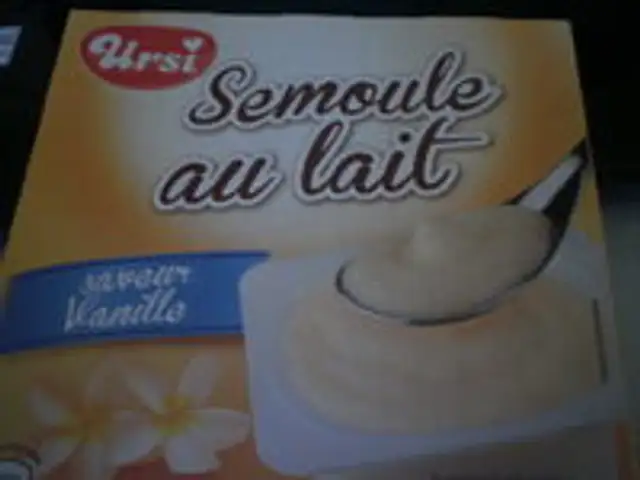 Semoule au lait saveur vanille