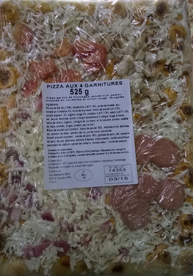 Pizza aux 4 garnitures