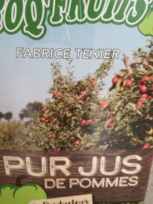 Pur jus de pomme front packaging