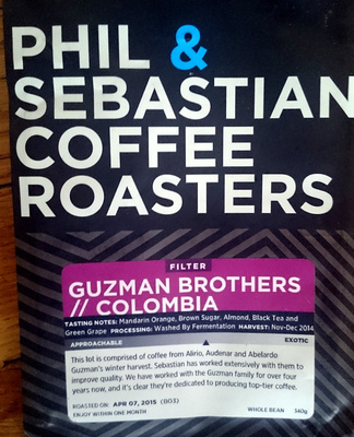 Café Guzman Brothers Colombie - Phil & Sebastian Coffee Roasters