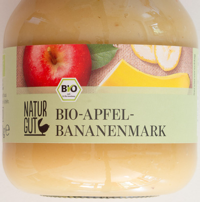 Bio-Apfel-Bananenmark front packaging