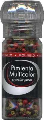 Pimienta multicolor en grano molinillo