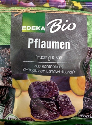 Pflaumen fruchtig & süß front packaging