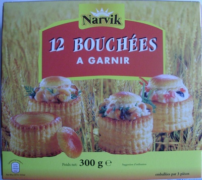 12 Bouchées à Garnir