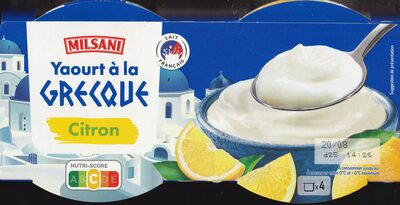 Yaourt à la grecque - citron