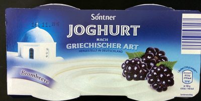 Joghurt nach Griechischer Art Brombeere
