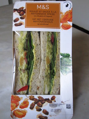 Sandwich Poulet et Sauce à la Mayonnaise Épicée front packaging