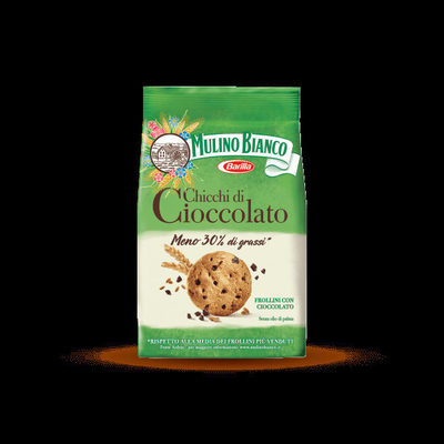 Chicchi di cioccolato front packaging
