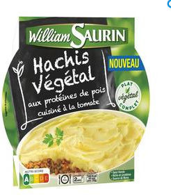 Hachis végétal aux protéines de pois cuisiné à la tomate