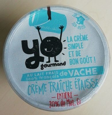 Crème fraîche épaisse au lait de vache YOgourmand