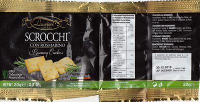 Scrocchi Rosemary Crackers