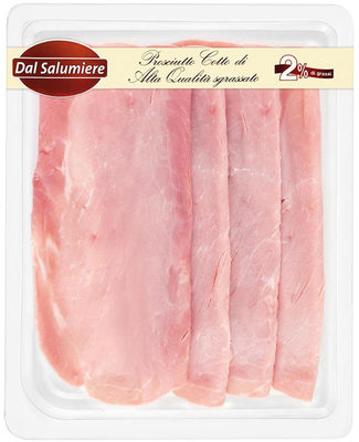 Prosciutto cotto max 2% di grassi-Dal Salumiere (Lidl) front packaging