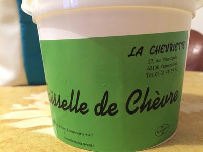 Faisselle de chèvre front packaging