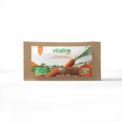 Vitaline Barre Patates douces, carottes, céréales, noix, graines