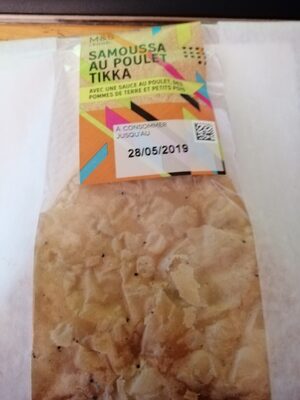 Samoussa au Poulet Tikka front packaging