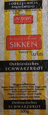 Ostfriesisches Schwarzbrot