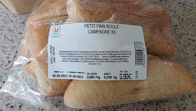 Petit pain boule campagne X5